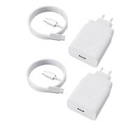 Cargador súper rápido Zosam 45W Compatible con Samsung Galaxy S25 Ultra/S25/S24/S23 Ultra/S22 Ultra/S20 Ultra/Note 10 Plus/Galaxy Tab S8 con Cable USB-C de 1,8 m