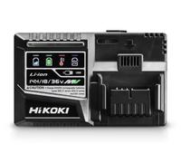 Cargador superrápido HIKOKI para baterías enchufables de iones de litio de 14,4 V - 18 V con puerto de carga USB UC18YSL3W0Z