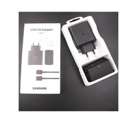 Cargador superrápido Samsung de 45 W PD, adaptador de carga rápida de 5 A, cable tipo C para Galaxy