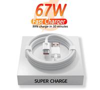 Cargador Superrápido USB de 67W para Xiaomi, Adaptador de Corriente, Cable Tipo C para Mi 12 11 6A, POCO X5 X4 Pro Note 9 10 11 6A Cable