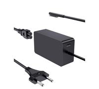 Cargador Surface 65W Adaptador para Microsoft Surface Pro con Puerto USB