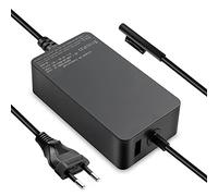 Cargador Surface Pro 65W 15V 4A Adaptador para Microsoft Surface Pro 11/10/9/8/7/7+/6/5/ 4/3/X, Surface Laptop 6/5/4/3/2, Surface Book 3/2/1, Surface Go 4/3/2/1 Windows Tablet Surface Alimentación