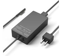 Cargador Surface Pro de 65 W compatible con Microsoft Surface Laptop2/3, Pro X/11/10/9/8/7/6/5/4/3, Go2/3, Book1/2
