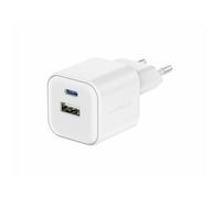 Cargador Swissten TRAVEL CHARGER GaN 1x USB-C 35W PD + 1x USB-A 27W QC Color: blanco