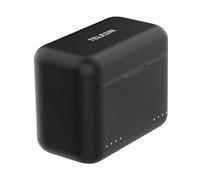 Cargador Telesin Dual para Insta360 X4 con Almacenamiento de Tarjetas