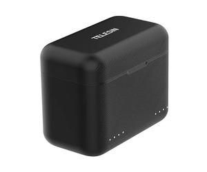 Cargador Telesin Dual para Insta360 X4 con Almacenamiento de Tarjetas
