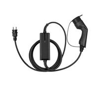 Cargador Tipo 2 con Enchufe de protección de Contacto Recto para vehículos eléctricos e híbridos, 3,6 kW, Color Negro, 5 m
