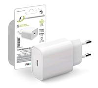 Cargador Tipo USB C Carga Rapida 20W - Cargardor Universal para Apple iPhone 14 13 12 11 X Pro MAX Mini Samsung Huawei y Otros Smarphones - Cargador Universal Movil PHONIX [NO Cable]
