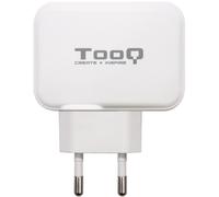 Cargador Tooq Duplo USB-C + USB-A 27W Blanco