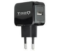 Cargador de pared tooq usb - 12w - negro