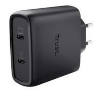 Cargador Trust Maxo 65W GaN 2 puertos USB-C compacto