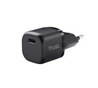 Cargador Trust Maxo USB-C PD 20W Ultrarreducido 1x USB-C PPS Negro