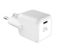 Cargador Tucano GaN 20W USB-C Blanco Carga Rápida