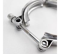 Cargador turbo para abrazadera de banda en V de escape de 2 pulgadas fabricado en acero inoxidable 304 con brida de hierro para un rendimiento estable de alta presión (4 pulgadas)