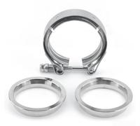 Cargador turbo para abrazadera de banda en V de escape de 2 pulgadas fabricado en acero inoxidable 304 con brida de hierro para un rendimiento estable de alta presión (3 pulgadas)