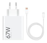 Cargador Turbocharge de 67W Adecuado para Mi14 13 Pro, Mi12 12 Pro, Redmi Note 13 12 11 10 9, F5 F5 Pro, X6 X5 X4 Accesorios de Electrónica