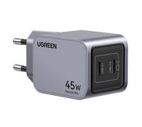 Cargador Ugreen Nexode Pro 45W 2x USB-C Gris