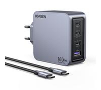 Cargador UGREEN Nexode Pro 160W GaN USB-C Cable carga rápida universal