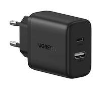 Cargador Ugreen X227 20 W GaN 1x USB-A 1x USB-C