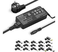 Cargador Universal AC 90W para Portátil con 16 Conectores para HP DELL len ovo ASUS Acer Samsung To Shiba - Adaptador de Corriente sin Conexión USB-C