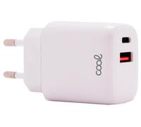 Cargador Universal Cargador Ultra Rápido Tipo-C 20W (Blanco) - COOL