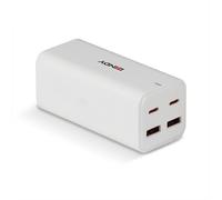 Cargador Universal Lindy 73441 100W 4 Puertos USB-C GaN Blanco Interior