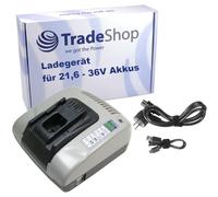 Cargador universal Ni-MH Ni-Cd de ion de litio, 21,6 V-36 V, estación de carga rápida para Hilti SID144A SID22A SIW144A SIW22A SIW22TA TE2A22 TE30A36 TE4A22 TE6ALi TE6A36