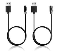 Cargador universal para reloj inteligente, 2 pines, 4 mm, carga rápida y segura, compatible con relojes inteligentes y rastreadores, portátil