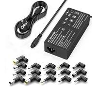 Cargador Universal Portatil 90W Compatible con Lenovo, HP, DELL, Acer, ASUS, Samsung, Toshiba, Sony, Fujitsu, Gateway Notebook Ultrabook Chromebook Alimentación con 16 Conectores