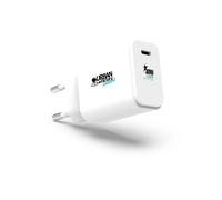 Cargador Urban Factory WCD95UF-ECO 30W USB-C Power Delivery Blanco