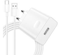 Cargador USB 15W para Honor X5c Plus X6d X5d Plus, Adaptador de Red | Cargador de Carga Rápida 22.5W con Cable Tipo-C 1m para HONOR 70 Lite X8a X7a X6a Pad 8 para Huawei P30 P20 Mate 20 10