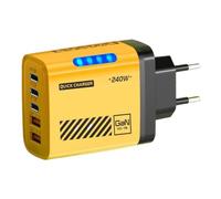 Cargador USB Adaptador De Pared De Carga Rápida Con 5 Puertos