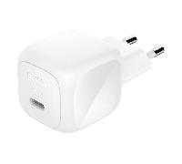Belkin Cargador de Carga Rápida Compacto de 45W, USB-C Power Delivery para Apple iPhone 17, iPhone 16, iPhone 15 Series, Samsung Galaxy S25, Pixel 10, iPad, AirPods y Otros - Blanco