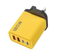 Cargador USB - Bloque de carga rápida de 4 puertos | PD y USB - Multipropósito adaptador compacto para teléfonos, dispositivos, tabletas y viajes
