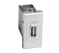 Cargador USB Bticino Axolute HC4285C1 Tech 1 modulo