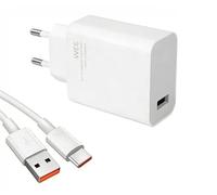 Cargador USB C 33W para Xiaomi Red-mi Note 14/13/12/11/11S/9/10/10S/9T/8 con Cable de Carga de 2 m, Cargador rápido Turbo Charge Adapter para Xiaomi & Red-mi Mi 12/11 Ultra/Pro