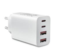 Cargador USB C, 40W USBC Socket 4 Puertos Cargador Rápido para iPhone Adaptador Multizona PD 3.1A USB+typeC para iPhone 16 15 14 13 12 11 Pro MAX X XS XR 8 7 6S Plus Mini SE iPad Samsung Galaxy