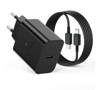 Cargador USB C 45W Cargador Carga Rapida para Samsung Galaxy S26 S25 Ultra S24 S23 S22 S21 A57 A56 A55 A54 A37 A36 A35 A25 A26 A17 A16 con 2M Cable, Enchufe USB C Cargador Rapido Movil Tipo C Cabezal