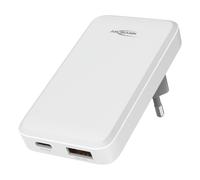Cargador USB-C 65W Ansmann 1001-0174 2 Puertos Carga Rápida PPS