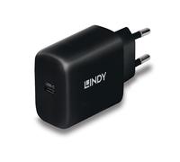 Cargador USB-C 65W Lindy Power Delivery 3.0 GaN Negro
