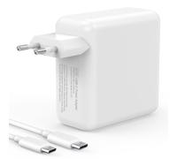 Cargador USB C 67W Adaptador de Corriente Compatible con MacBook Pro 13/14 Pulgadas, MacBook Air, iPad Pro, Cable USB C a C de 2 Metros Incluido, Carga Rápida Inteligente para Laptop y Tablet