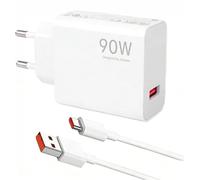 Cargador USB C 90W para Xiaomi 15 Pro /15 Ultra/ 14 Ultra Red-mi Turbo 3/ Note 14 Pro+/Note 15 Pro+/K80, cargador rápido con cable USB Type-C 6A 2m