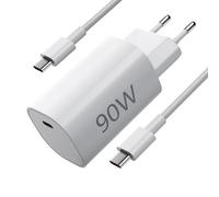 Cargador USB C 90W para Xiaomi 17 Ultra 15 Ultra 15T Poco X7 F7 Pro 90W Turbo Hyper Charger Cargador Rápido para Xiaomi 15T Pro 14 Redmi Note 14 13 12Pro Pad 7 Poco F7
