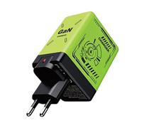 Cargador USB C - Adaptador Doble Puerto, Enchufe Portátil | Cargador Seguro con Compatibilidad Teléfono Portátil Dispositivos Informáticos, Casa Viaje Coche Uso