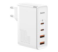 Cargador USB-C Baseus Gan2 Pro Cargador Rápido 100W 4Xusb Blanco