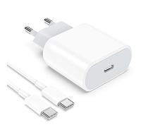 Cargador USB C Carga Rapida - 25W Cargador Rápido Replacement for 17/17 Pro/17 Max/16 Plus/16/15,USBC Charger Enchufe Rapido de Pared Carregador Cabezal Corriente PD Adaptador con 2M Cable Duaermen