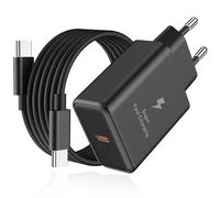 Cargador USB C Carga Rapida for Samsung- 45W Enchufe Tipo C Adaptador Cabezal Compatible Galaxy S25/S24/S23/S23+/S23 Ultra/S22/S21/S20/Note20/A73/A53/S10 con 2M Cable Poamnfn