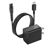 Cargador USB C compatible con afeitadora Philips Norelco 2400 3600 3900 7200, Wet & Dry Series 2000 3000 5000 7000 9000 i9000 i9000