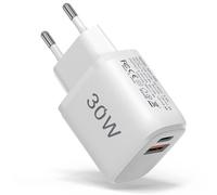 Cargador USB C De 30W, Enchufe USBC para Google Pixel 10ProFold/10ProXL/10Pro/10/9Pro/9a/9/9ProXL, 8Pro/8a/8/7Pro/7a/7，Cargador Rápido PD 3.0 De Pared para iPhone 16/15/14, Samsung S25/S24/S23