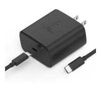 Cargador USB-C de 45 W compatible con Samsung Galaxy S24/S23/S22/A54/Z Fold5/Flip5/Tab S9/S8/S7/Book3 + cable de 1,8 m (negro)